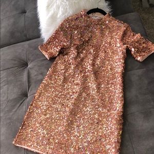 H&M Pink Sequin Dress
